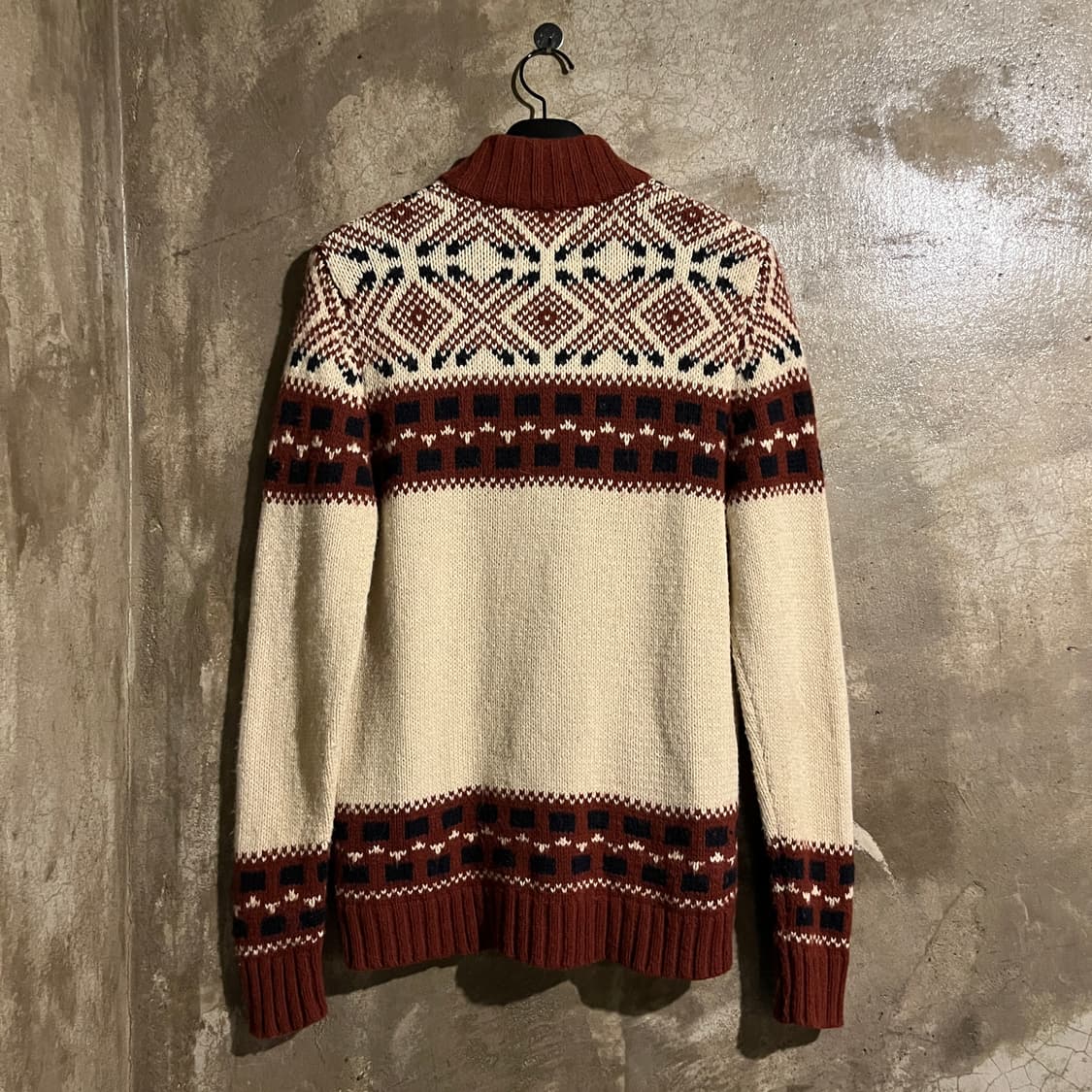 빈티지 니트 집업 상품이미지4