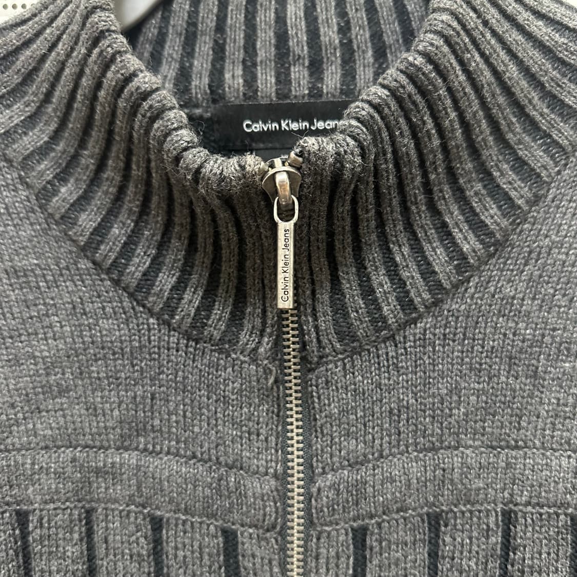 캘빈클라인 진 니트 집업 XL 상품이미지5