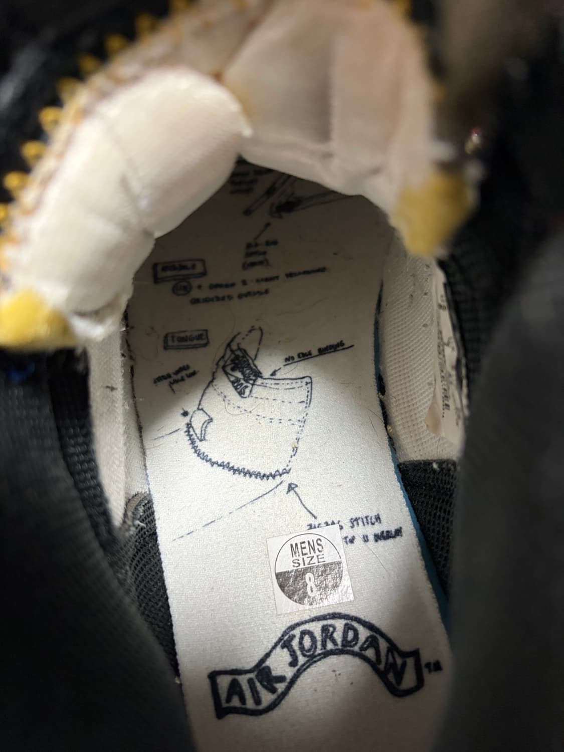 유니온x조던1 블루토 260 상품이미지9