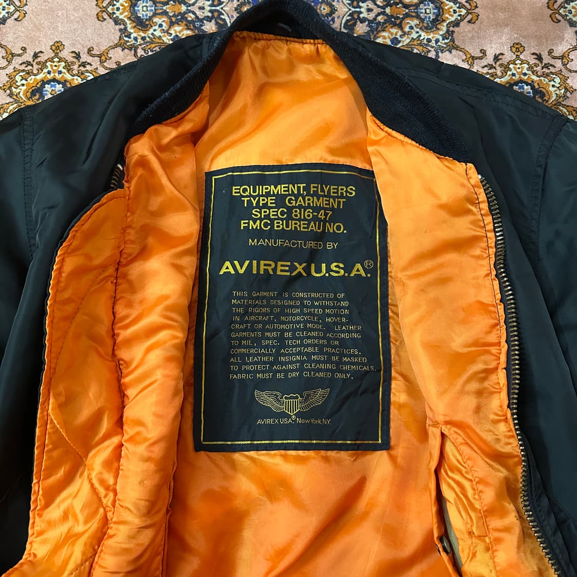 90s Avirex Reversible Ma-1 상품이미지4