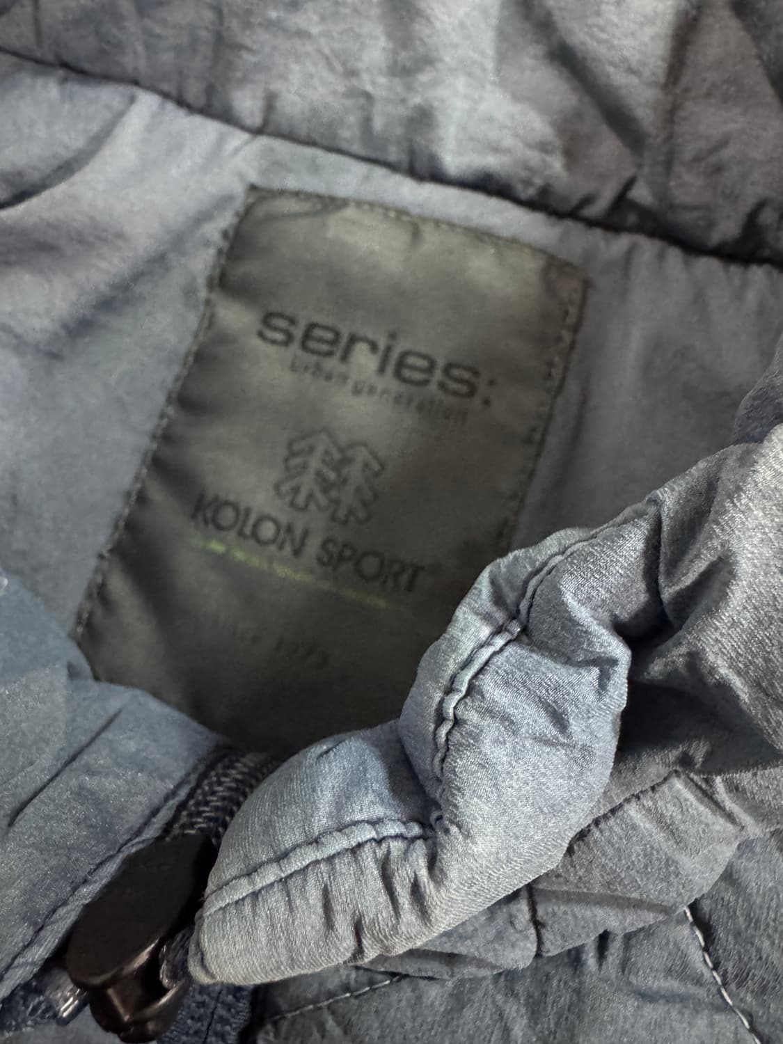 코오롱 x 시리즈 퀄팅 집업 패딩 자켓 XL 상품이미지3