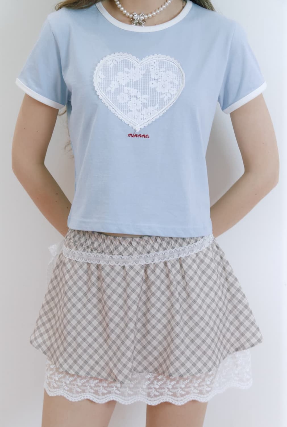 민네 minnne petit layered skirt beige  상품이미지2