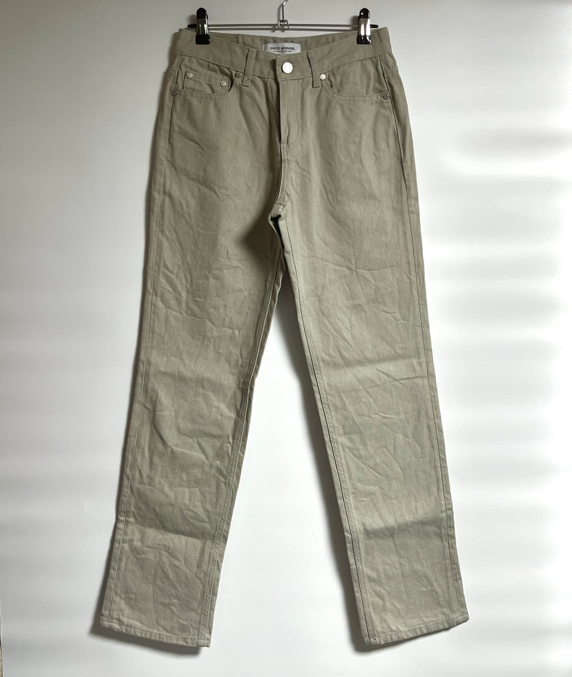 피스워커 연베이지 스트레이트핏 데님팬츠 청바지 28 상품이미지1