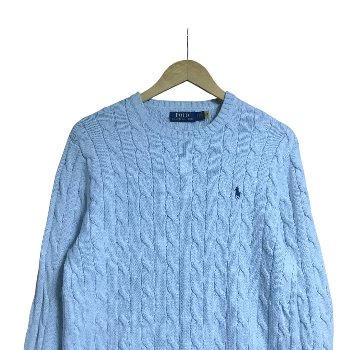 폴로 랄프로렌 큐알 그레이회색 꽈배기 니트) 상품이미지1