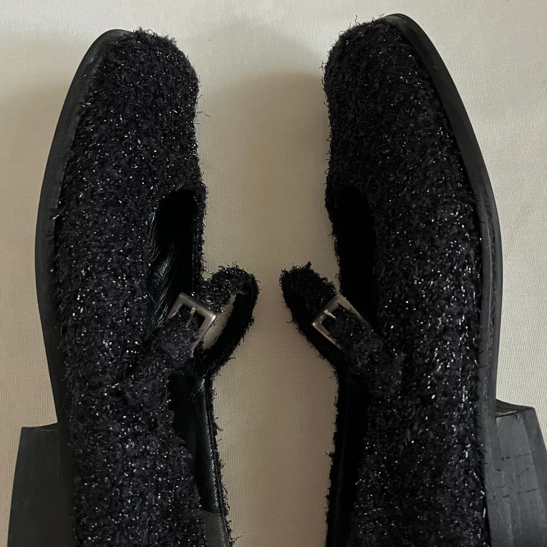 90s hairy tweed mary janes 상품이미지7