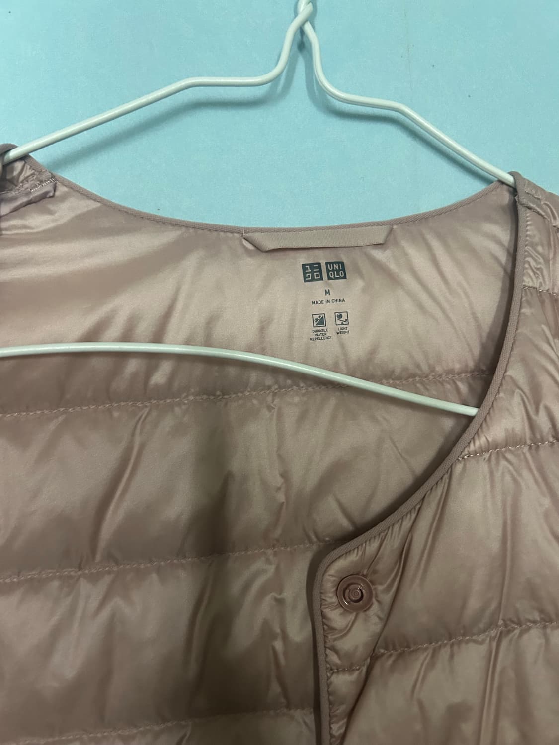 유니클로 핑크 경량패딩 상품이미지3