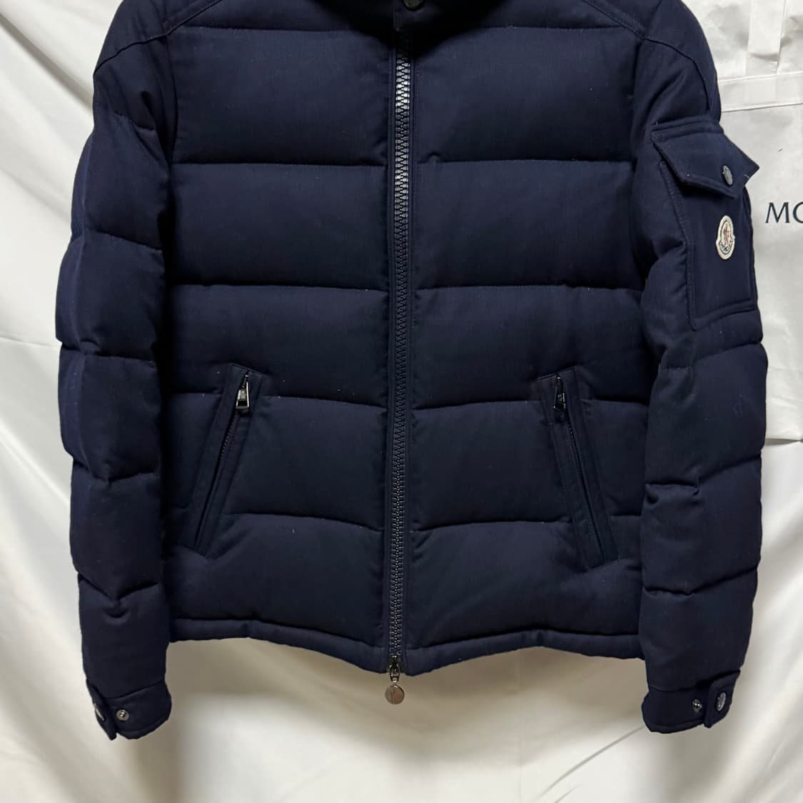 [S+급/0] 몽클레어 몽제네브르 패딩 네이비 상품이미지3