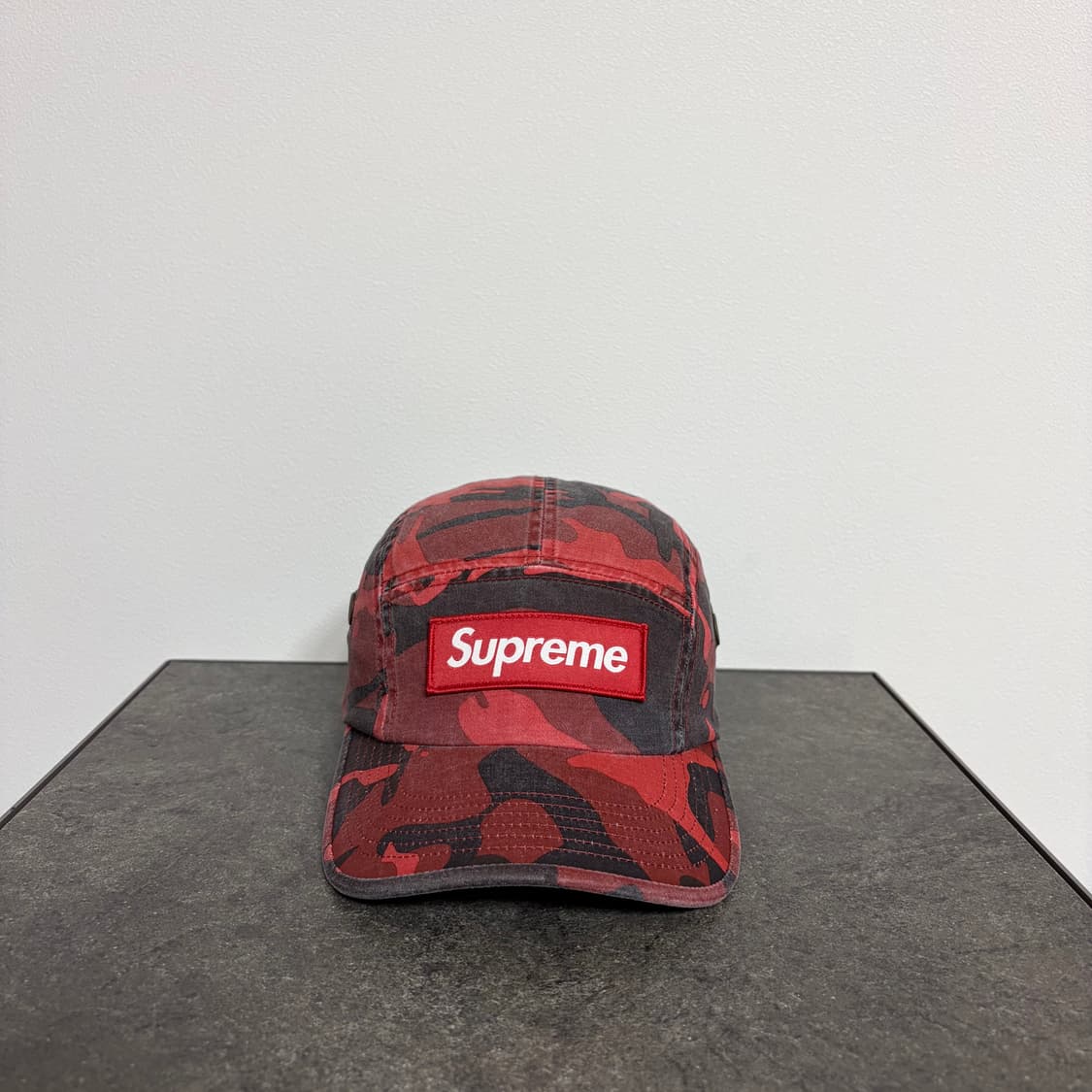 (OS) 슈프림 박스로고 캠프캡 모자 23SS 밀리터리 카모 레드 상품이미지1