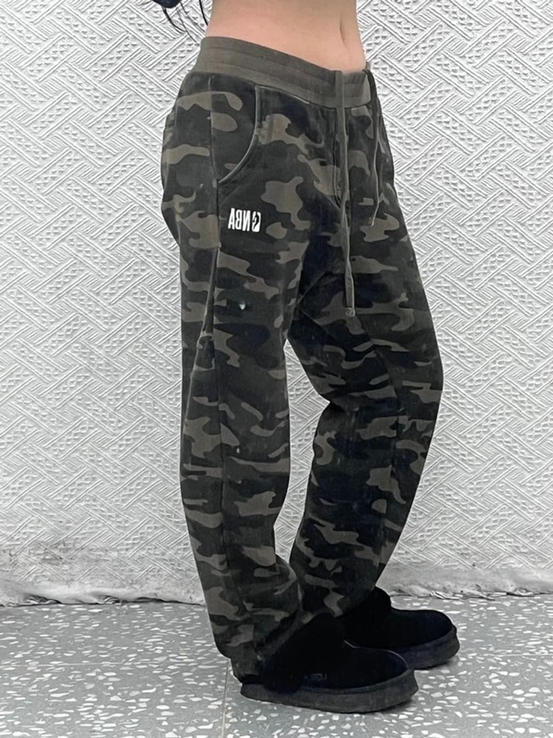 NBA 스트릿 밀리터리 카모플라주 밴딩 스웻팬츠 34인치 C07757 상품이미지1