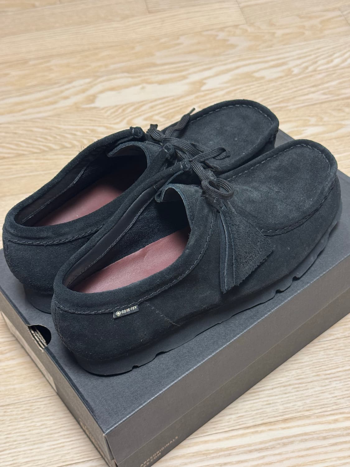 클락스 왈라비 고어텍스 블랙 275 상품이미지2