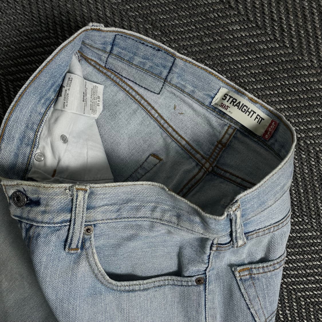 리바이스 505 스트레이트 핏 데님 팬츠y 4139 상품이미지6