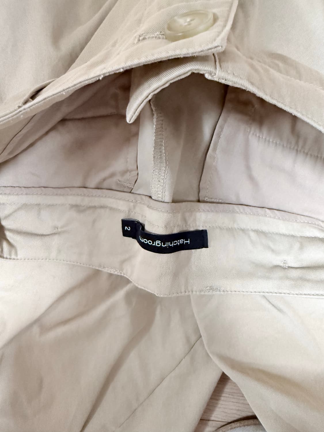 해칭룸 트위스트 치노팬츠 베이지 2사이즈 상품이미지2