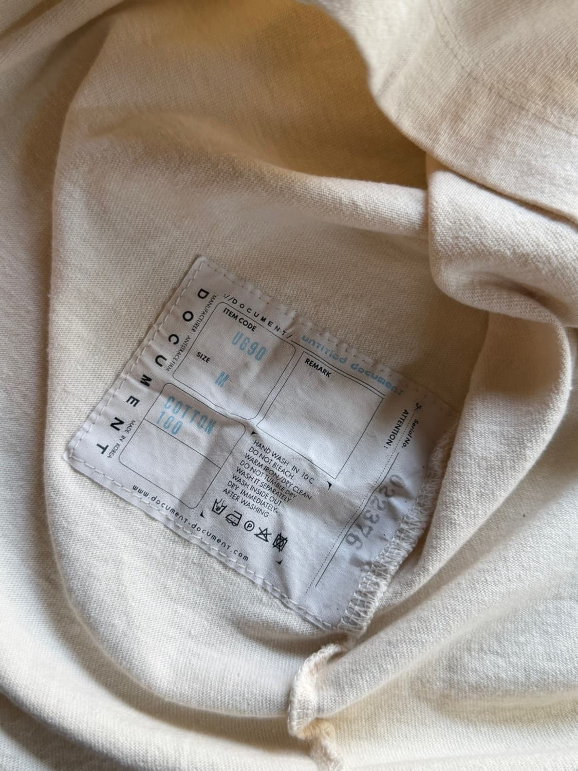 도큐먼트 티셔츠 100 상품이미지9