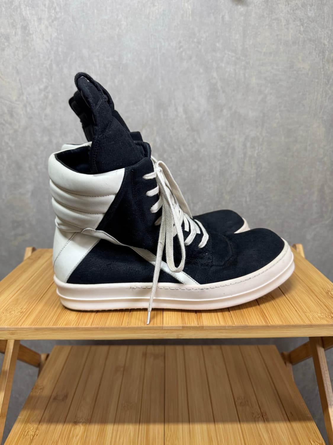 42.5 / 릭오웬스 모노크롬 지오바스켓 상품이미지4