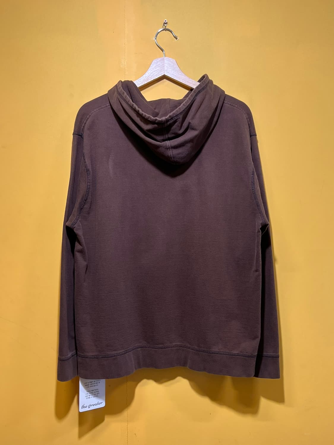 [L] 미국 빈티지 North River 사슴 그래픽 후드 티셔츠 상품이미지8