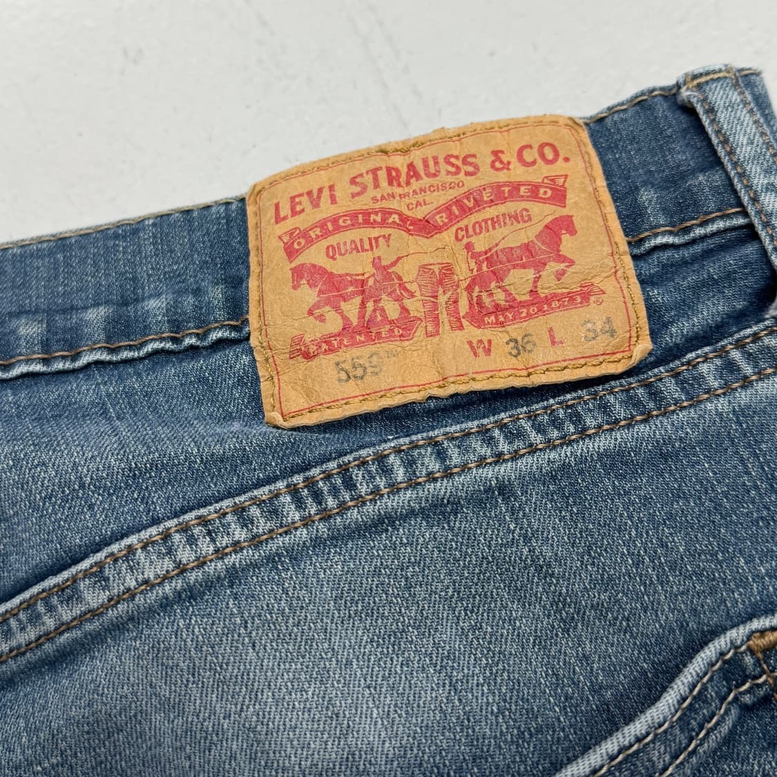 리바이스 559 새깅 워싱 스케이터 데님팬츠 상품이미지7