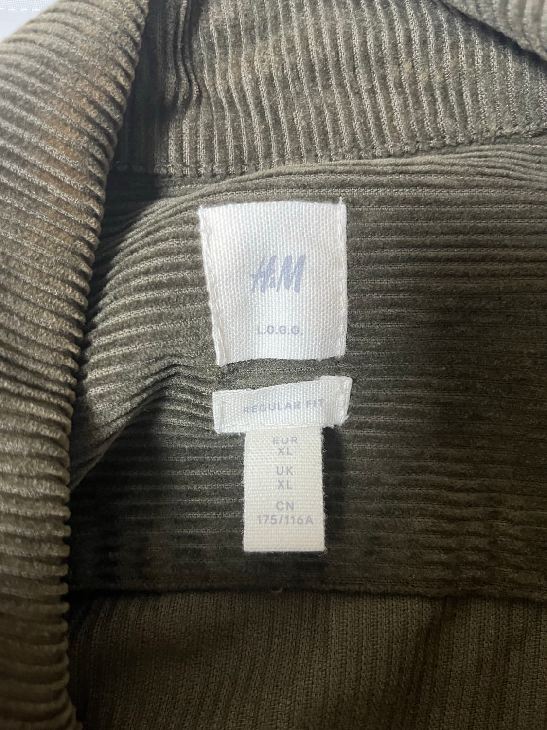 H&M 코듀로이 자켓 상품이미지3