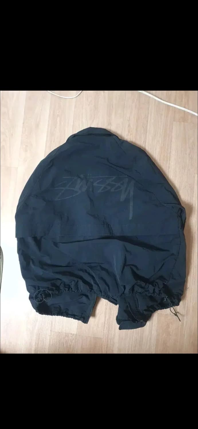 (M)스투시 웜업 바람막이 블랙 자켓 상품이미지1