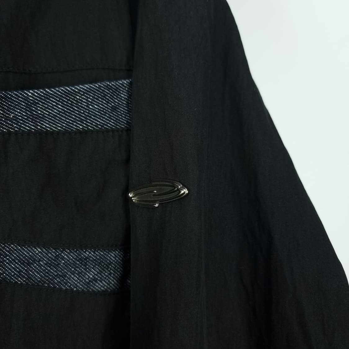 오프닝프로젝트 데님 도킹 셔츠 자켓 블랙 M18923 상품이미지6