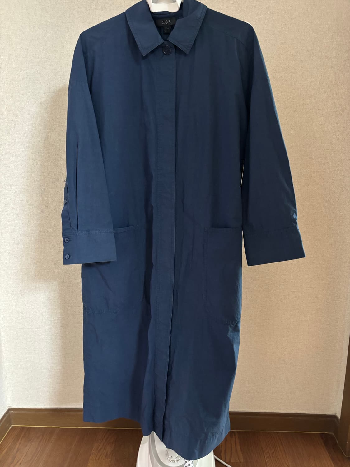 COS 코스 네이비 셔츠형 원피스 상품이미지2