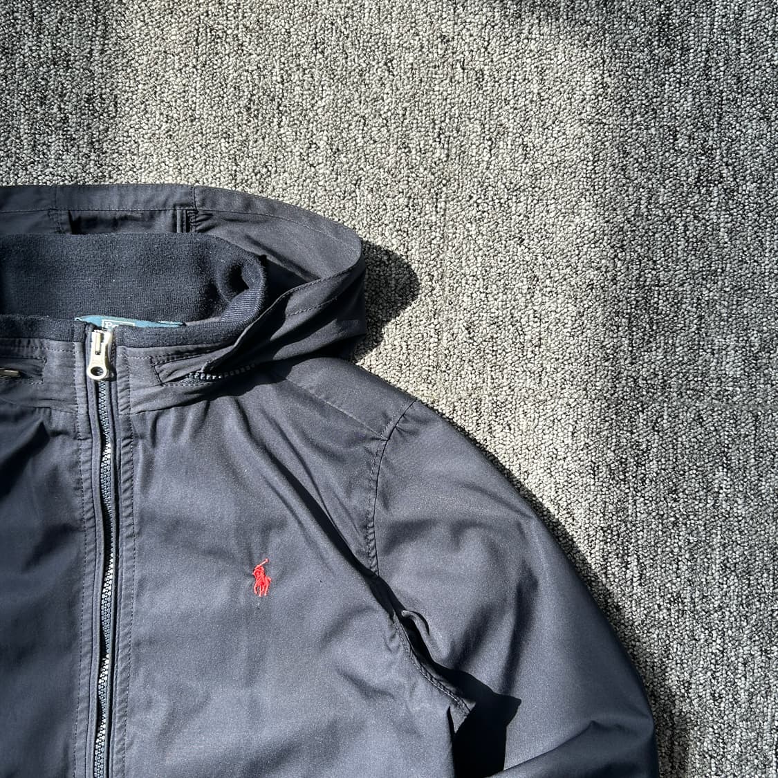 폴로 랄프로렌 네이비 후드 바람막이 자켓 상품이미지2