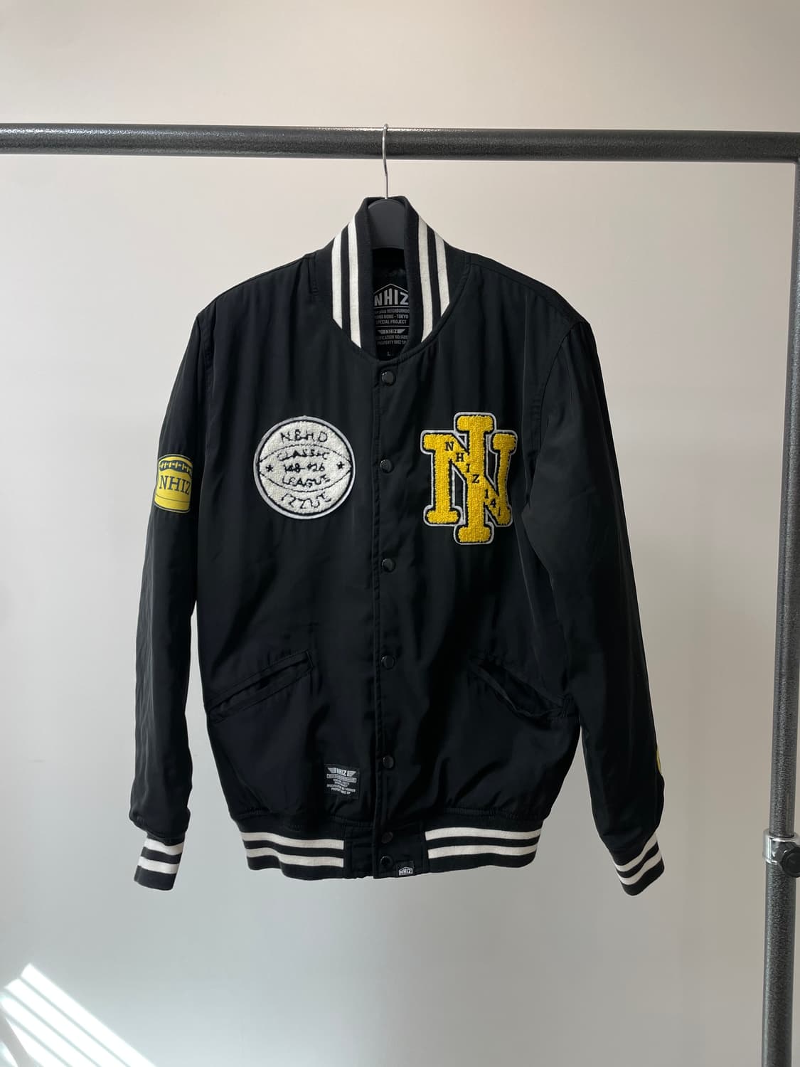 (L) Nhiz x 네이버후드 스타디움 바시티 자켓 상품이미지1