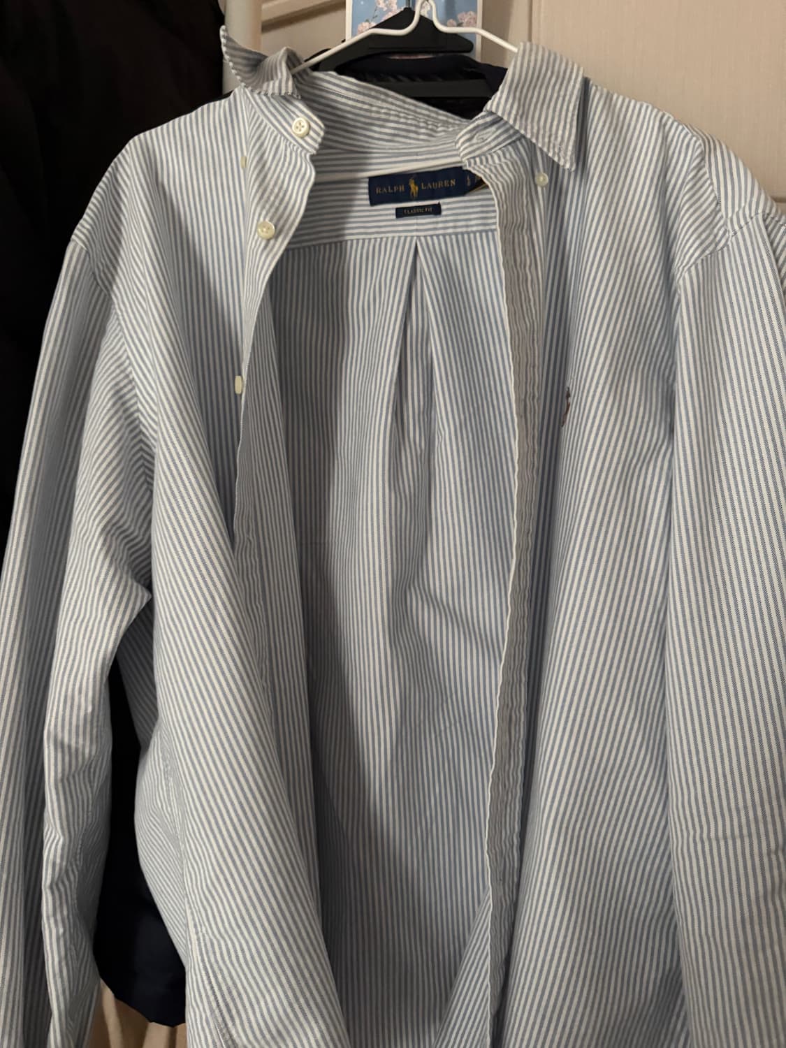 폴로 옥스포드 스트라이프 셔츠 L 상품이미지1