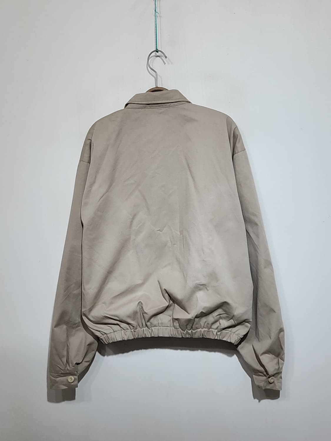 (L) 라코스테 블루종 점퍼 베이지 로고 자켓 캐주얼  상품이미지5