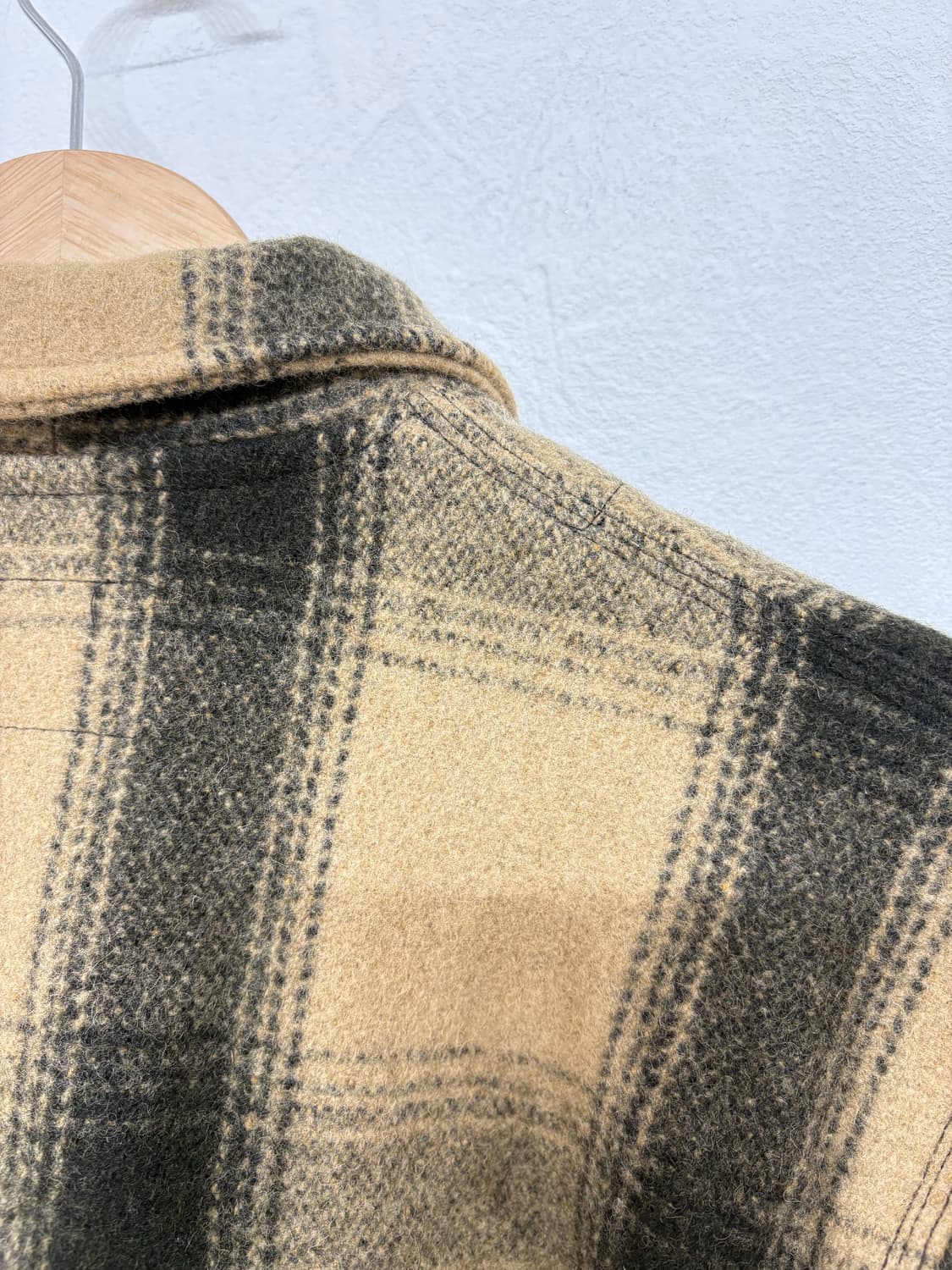 90‘s vtg  monogram Flannel  Work Jacket. 상품이미지9