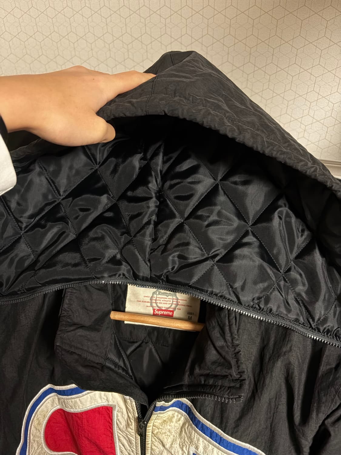슈프림 챔피온 퍼피 패딩 자켓 M 15FW 상품이미지2
