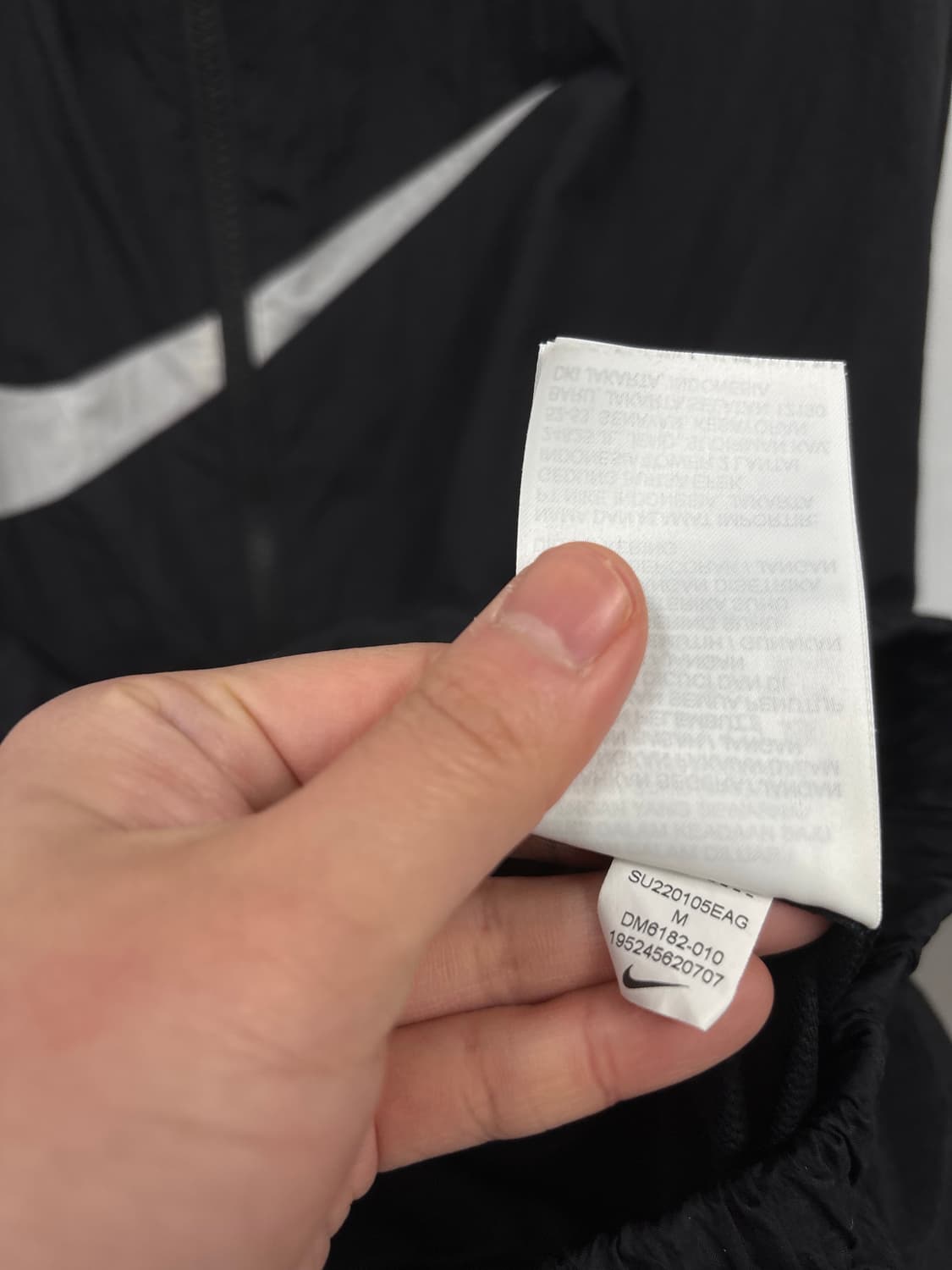 나이키 빅로고 우먼 오버핏 바람막이 상품이미지6