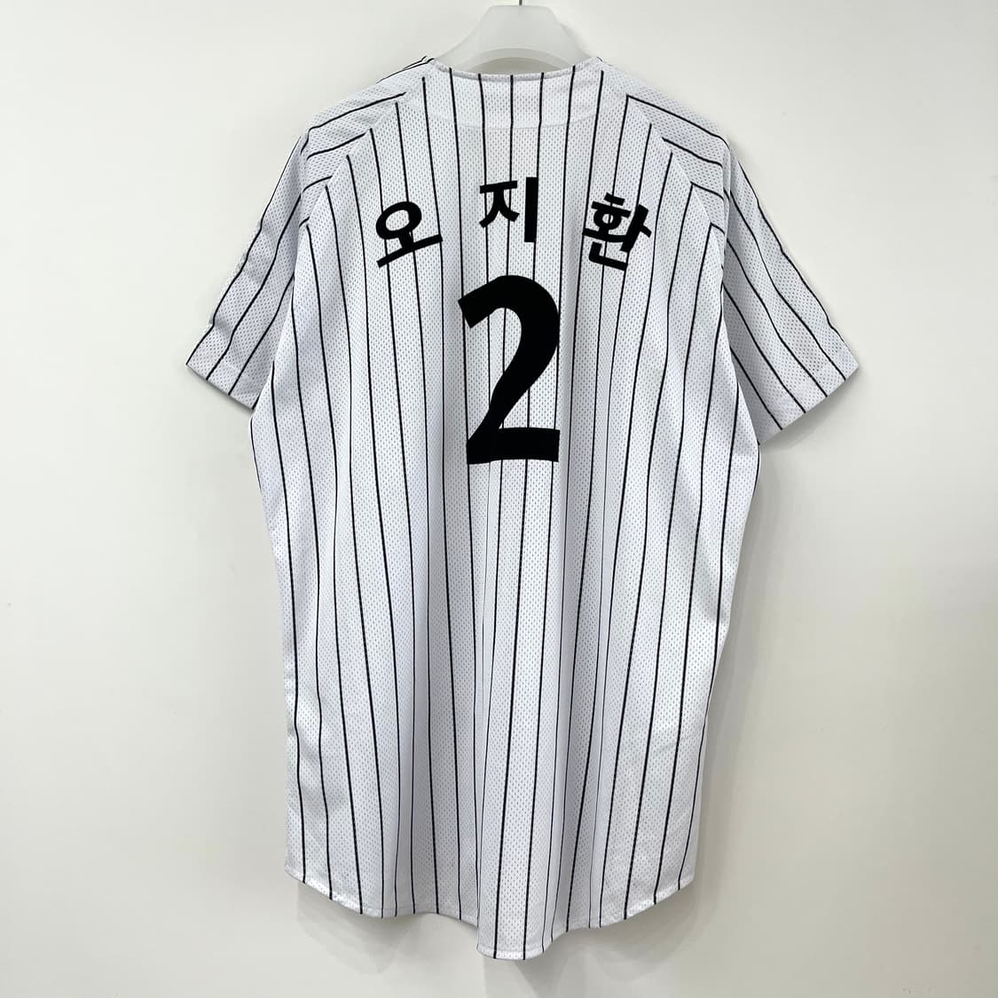 LG트윈스 ATC 오지환 마킹 반팔 홈 유니폼 3XL 상품이미지2