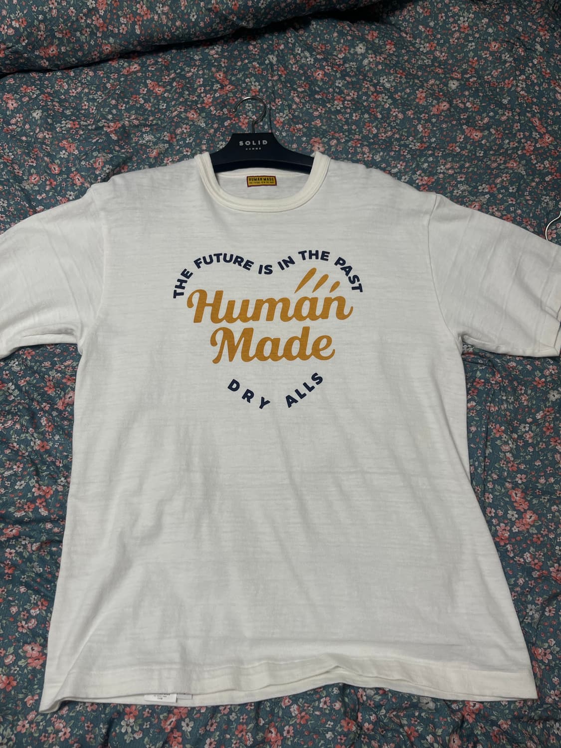 휴먼메이드 레터링 반팔티셔츠 상품이미지1