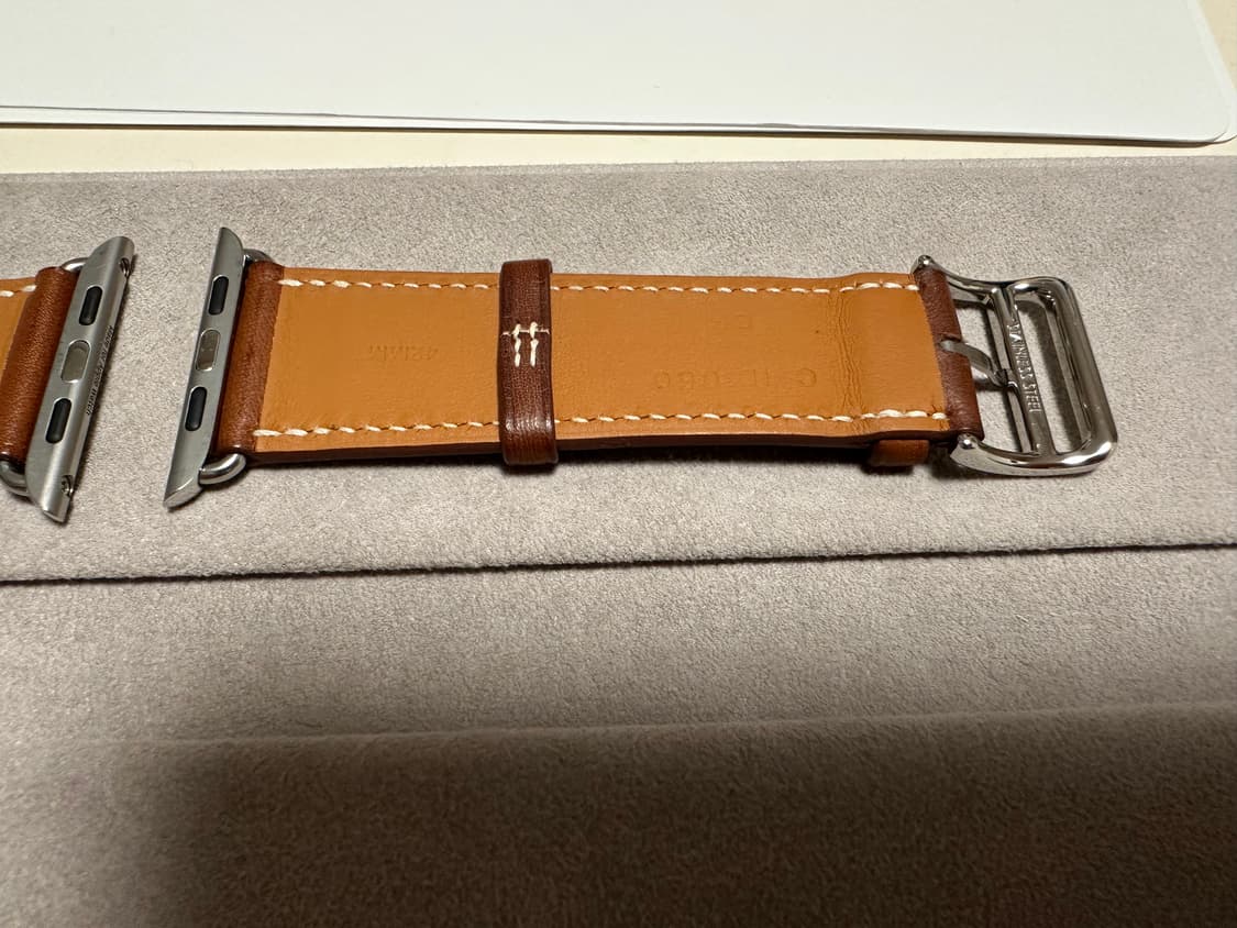 애플워치 에르메스 골드 싱글투어 42mm 상품이미지5