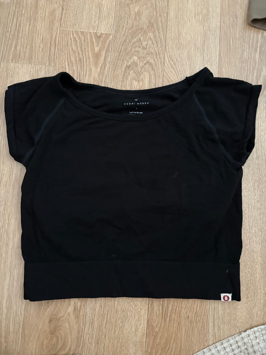 Seamless cap sleeve_black M 상품이미지2