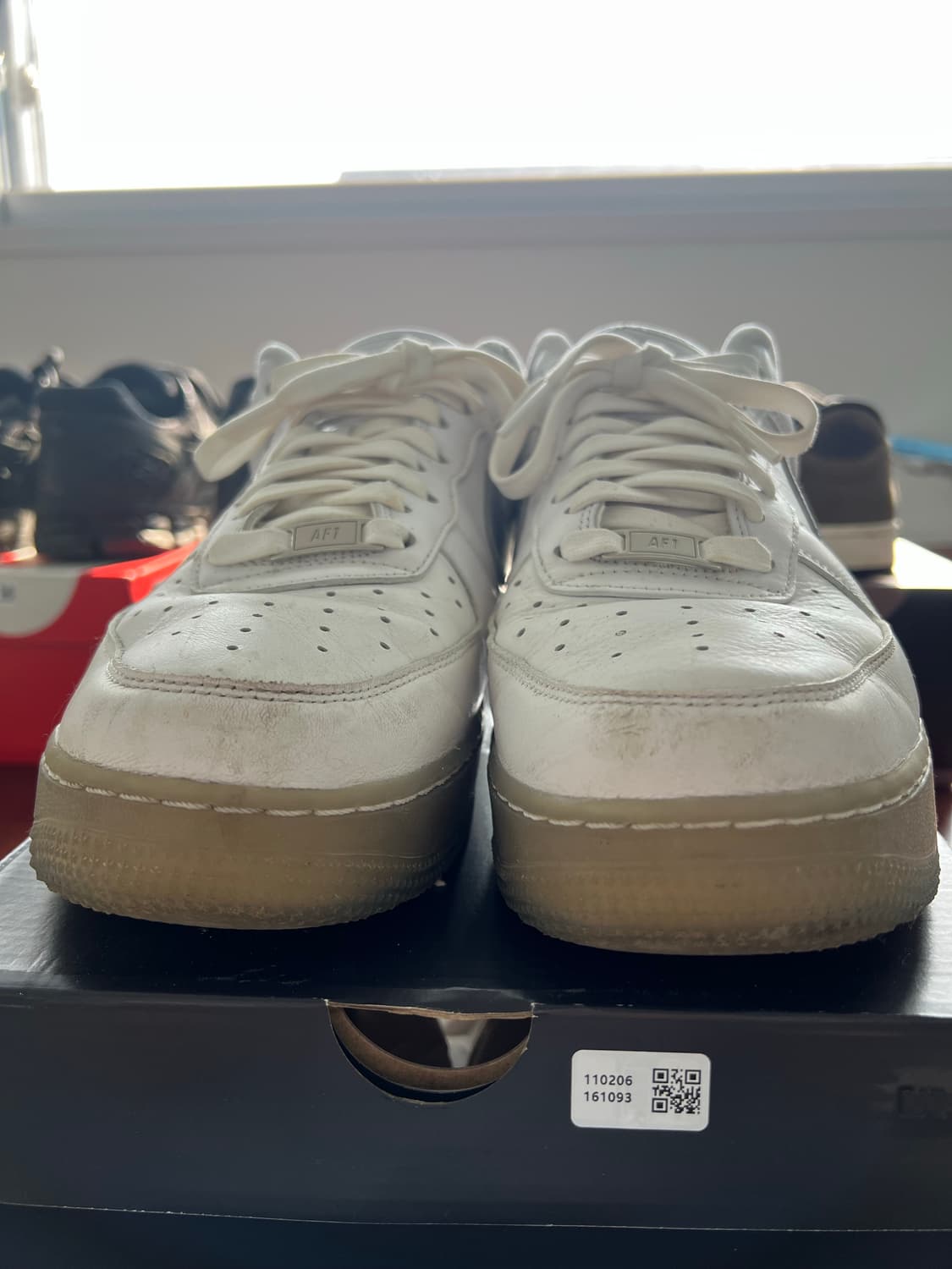 나이키 에어포스 프리미엄 메탈릭 실버 290 상품이미지8