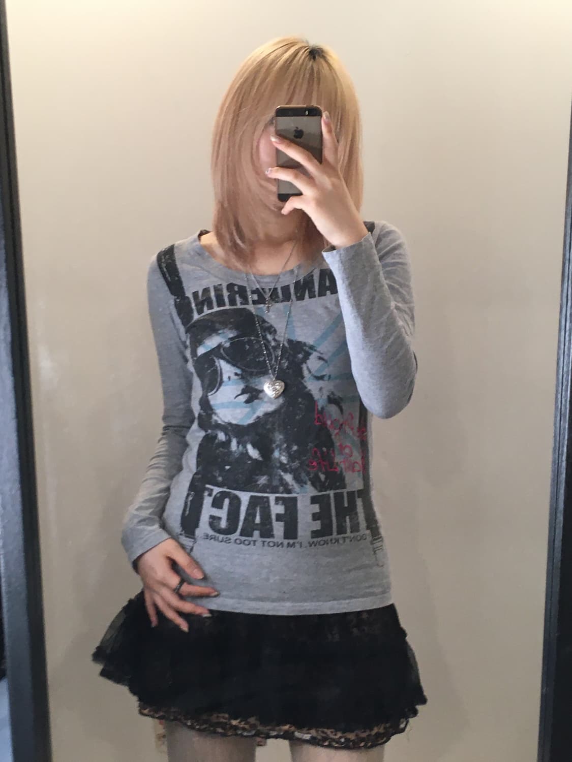 jpn vintage punk2k printing long sleeve 상품이미지4