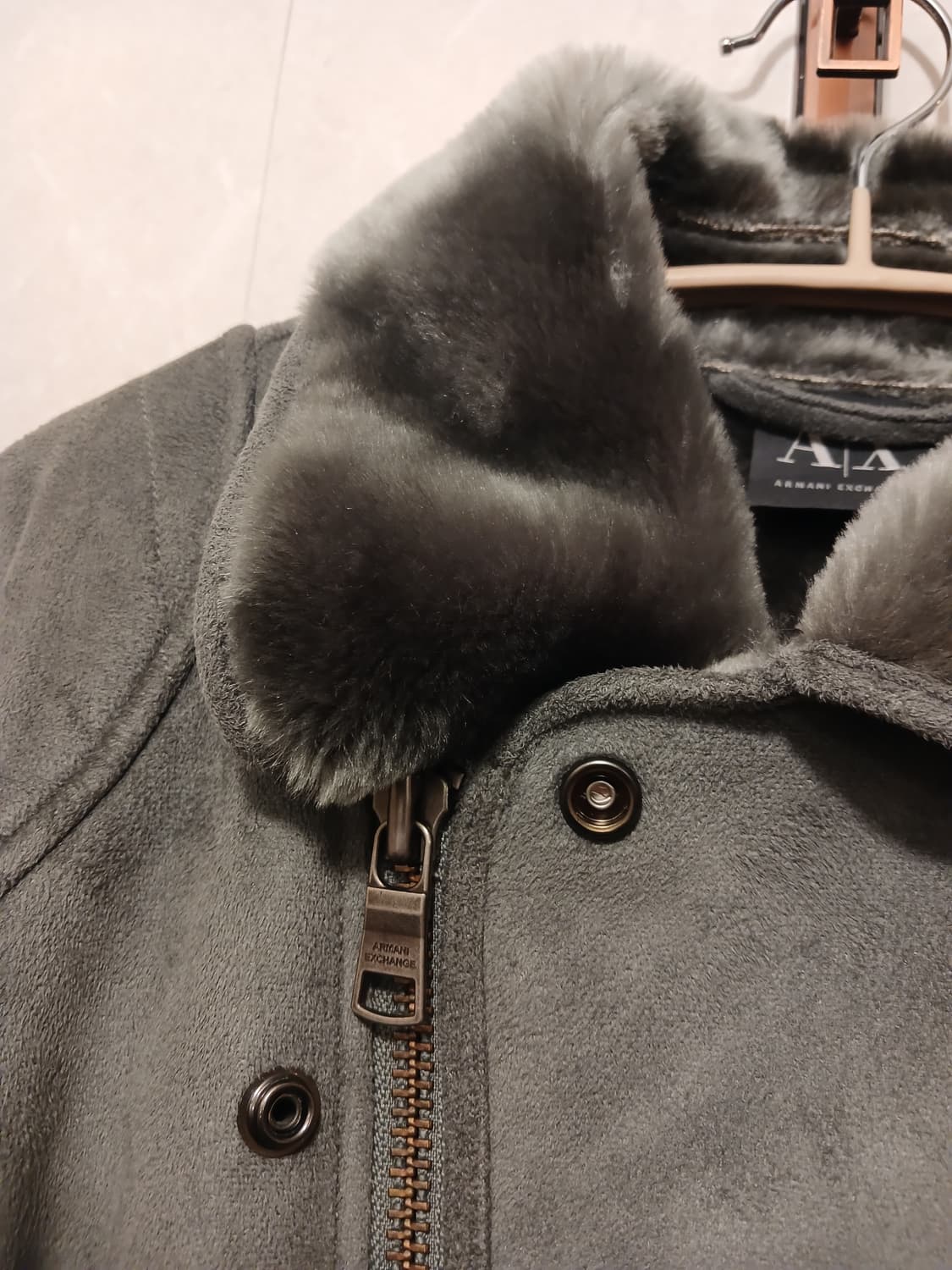 알마니 익스체인지 정품 여성 스웨이드 자켓 95 - 165 (S) 사이즈 상품이미지9