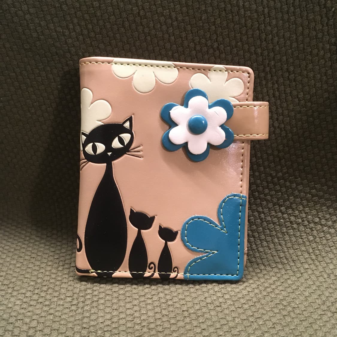 [고전문구] 빈티지 y2k 캣플라워 지갑 상품이미지1