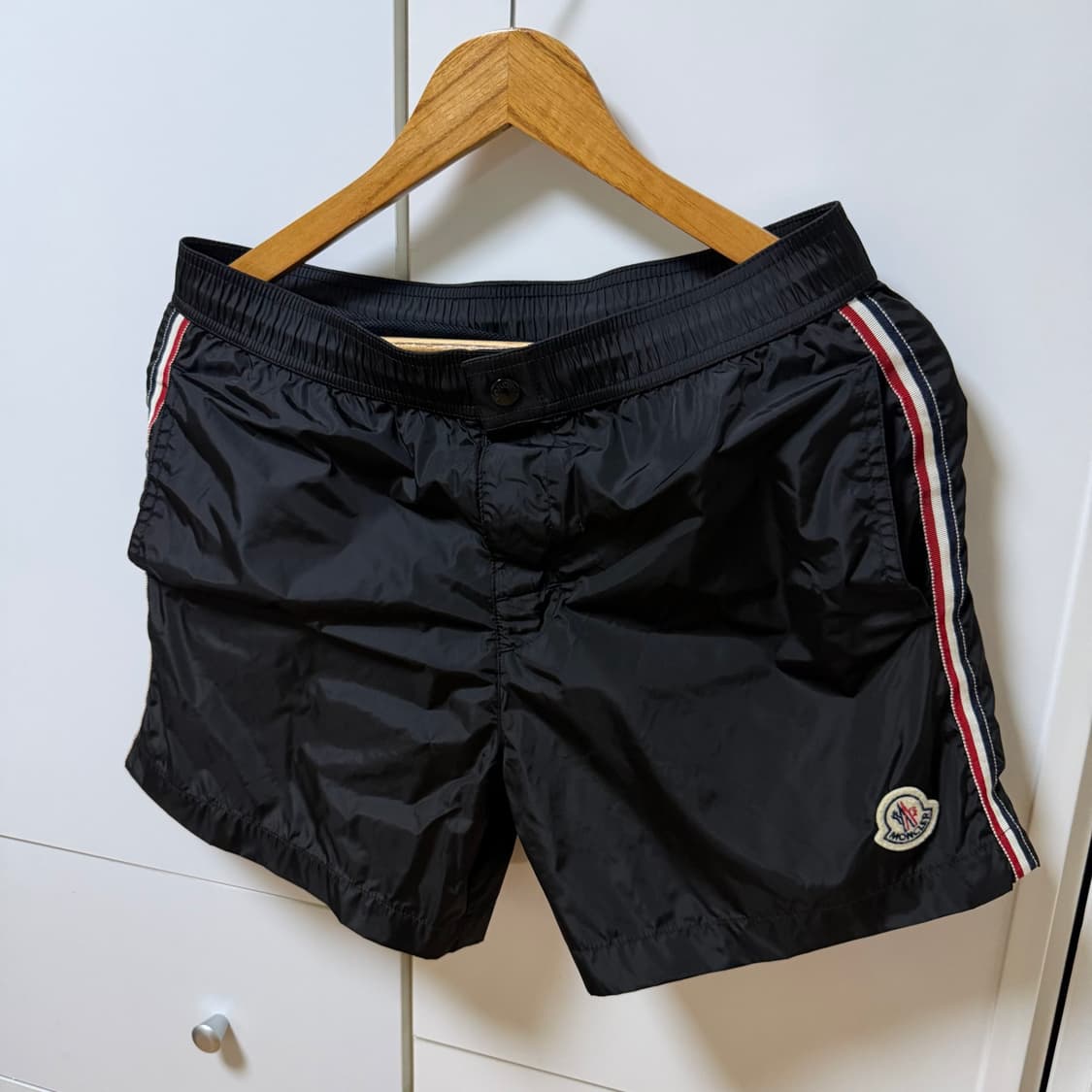 몽클레어 나일론 삼선 반바지 블랙 S 상품이미지2