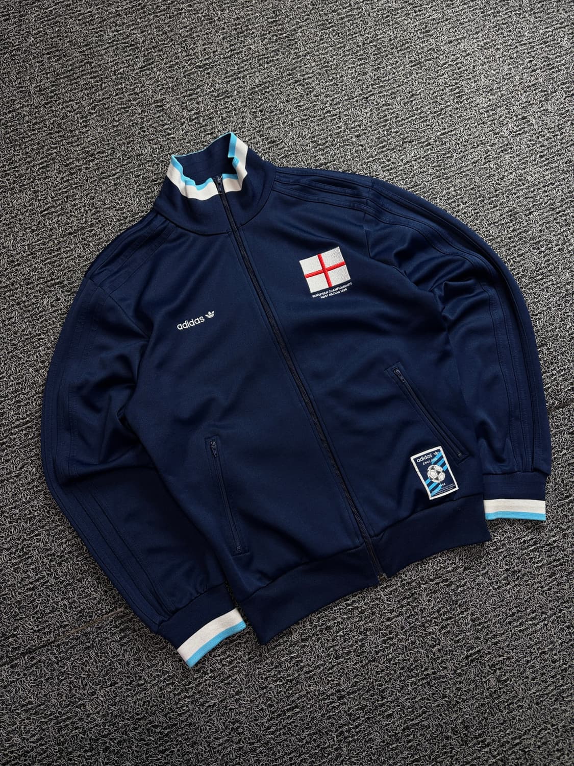 00s 아디다스 잉글랜드 국대 빅로고 레트로 트랙탑 져지 1529 상품이미지1