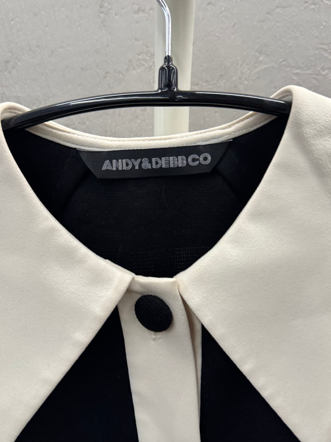 앤디앤뎁 블랙 앤 화이트 원피스 S 상품이미지4