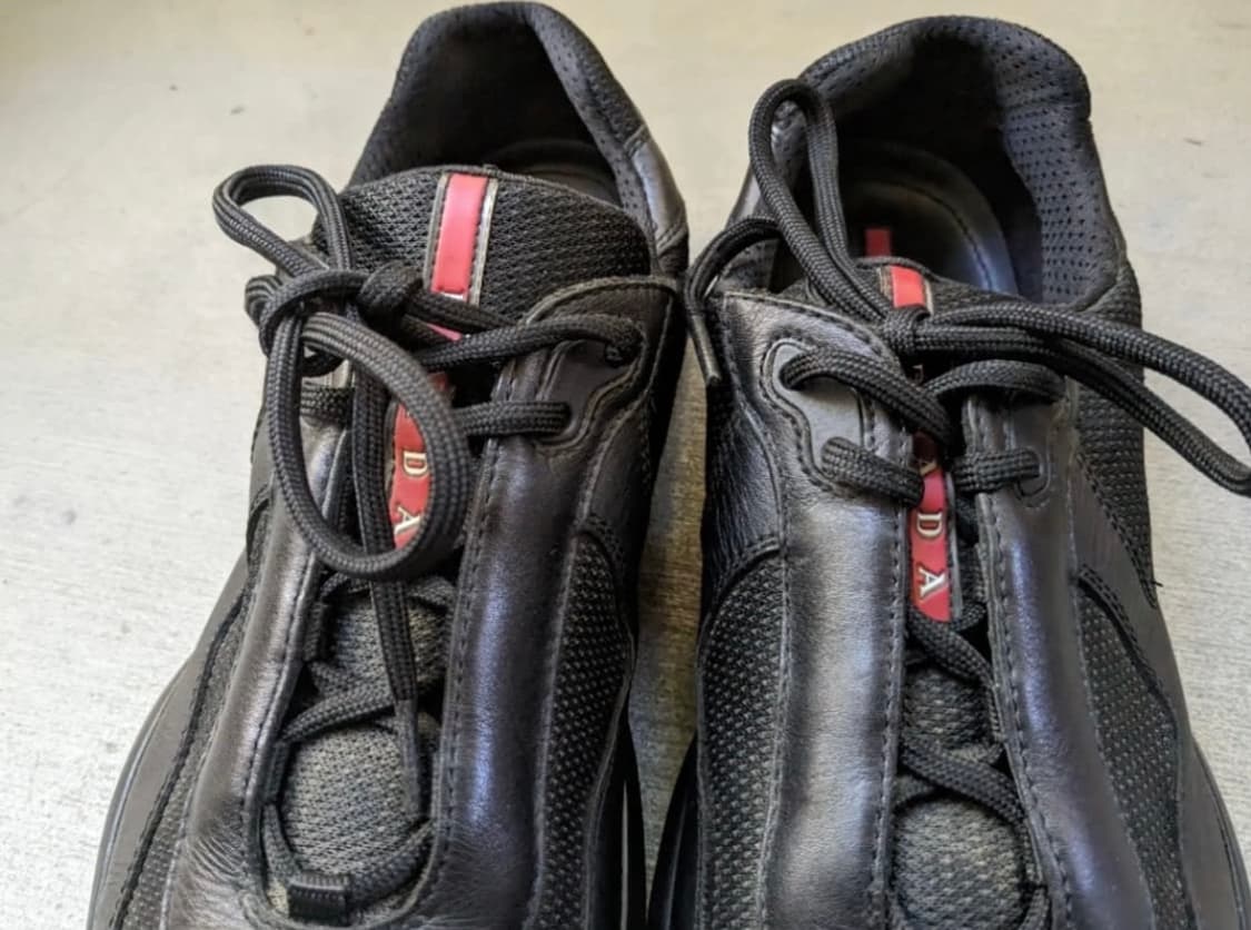 프라다 아메리카컵 블랙 무광 상품이미지2