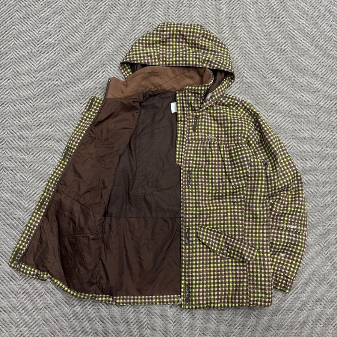 휠라 체크 후드 바람막이 v1799 상품이미지8