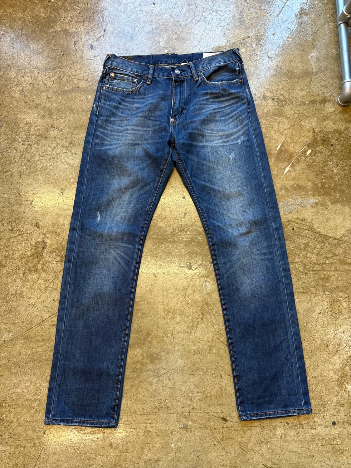 에비수 EVISU 워싱 데님 팬츠 상품이미지2