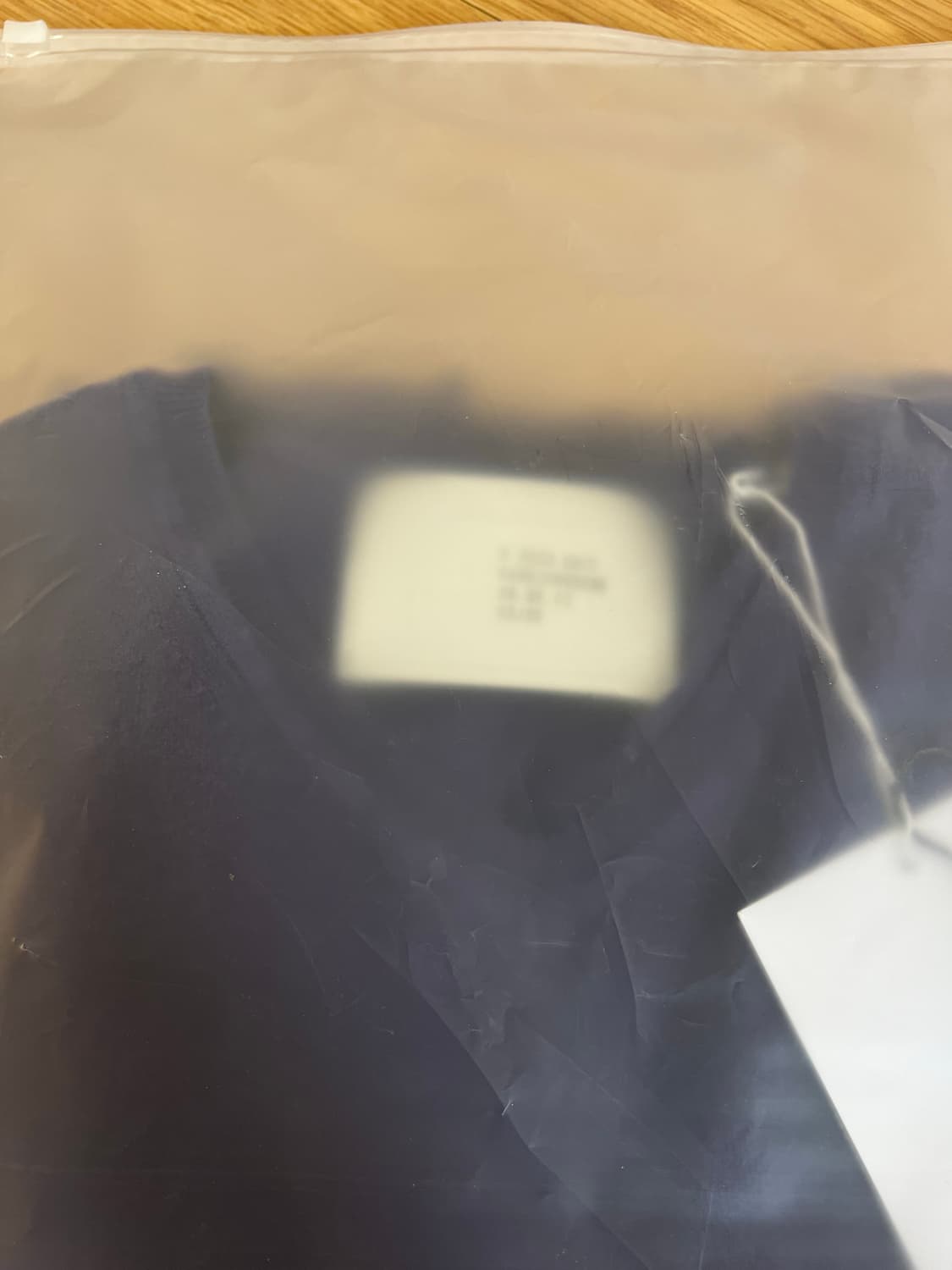 강정석 브이넥 니트 50 사이즈 퍼플 상품이미지3