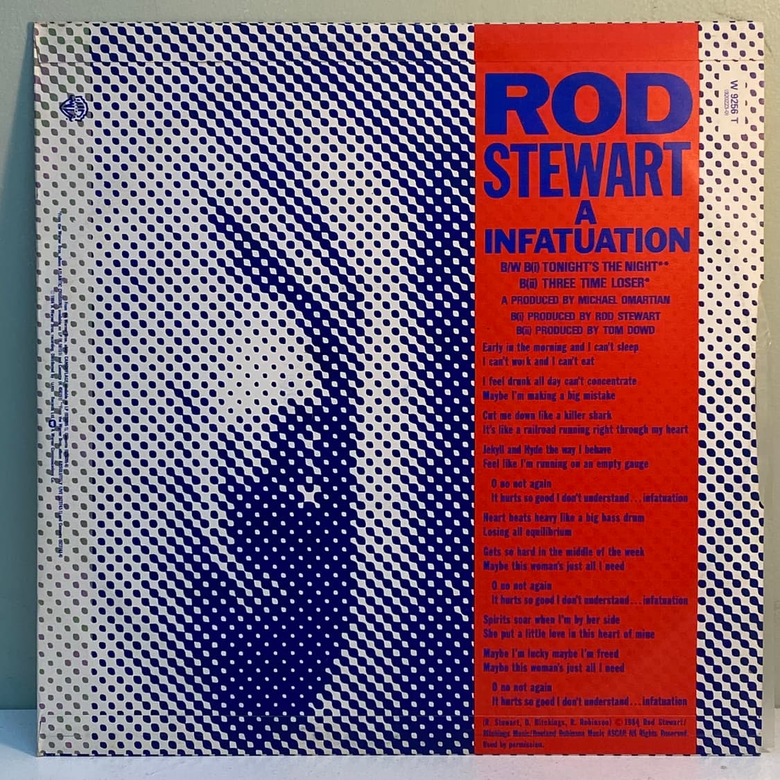(LP-팝록) Rod Stewart -Infatuation 상품이미지2
