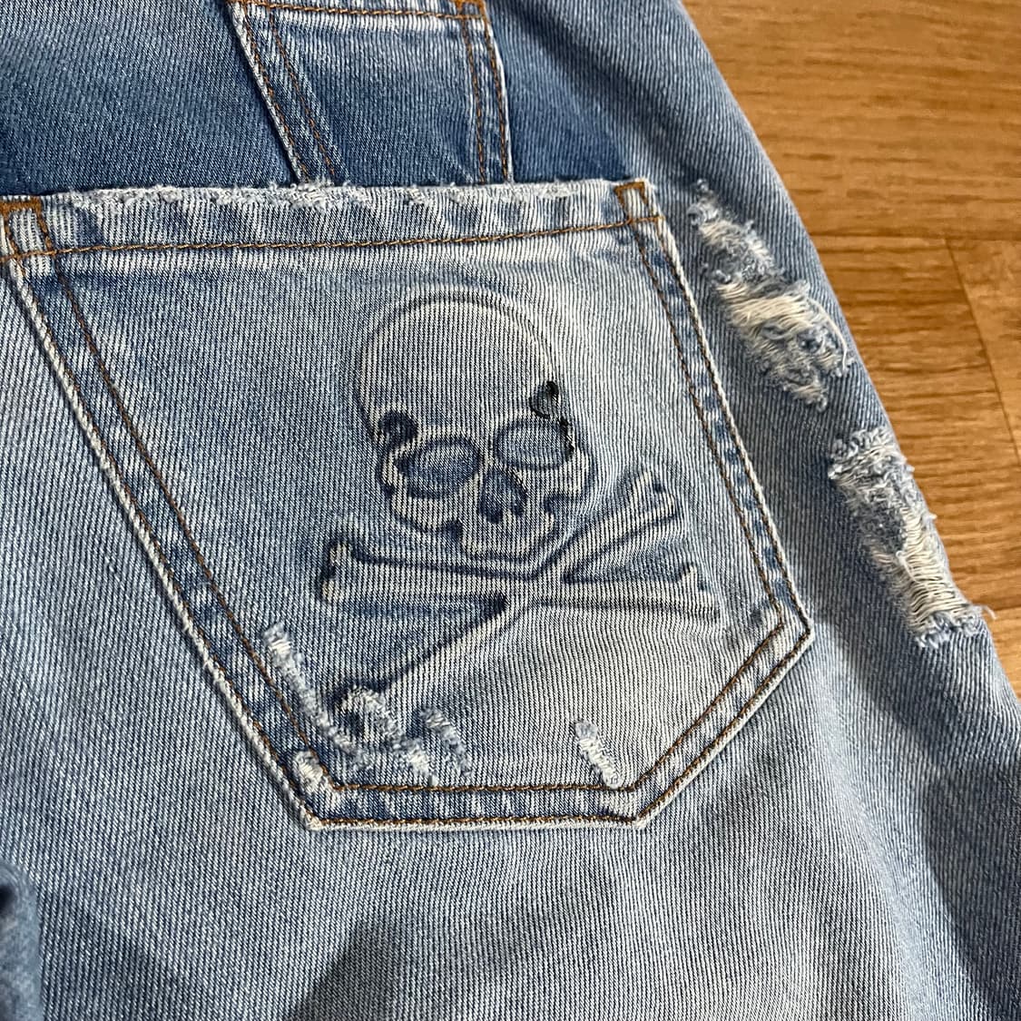 [32] 필립플레인 스컬 연청 디스진 상품이미지5