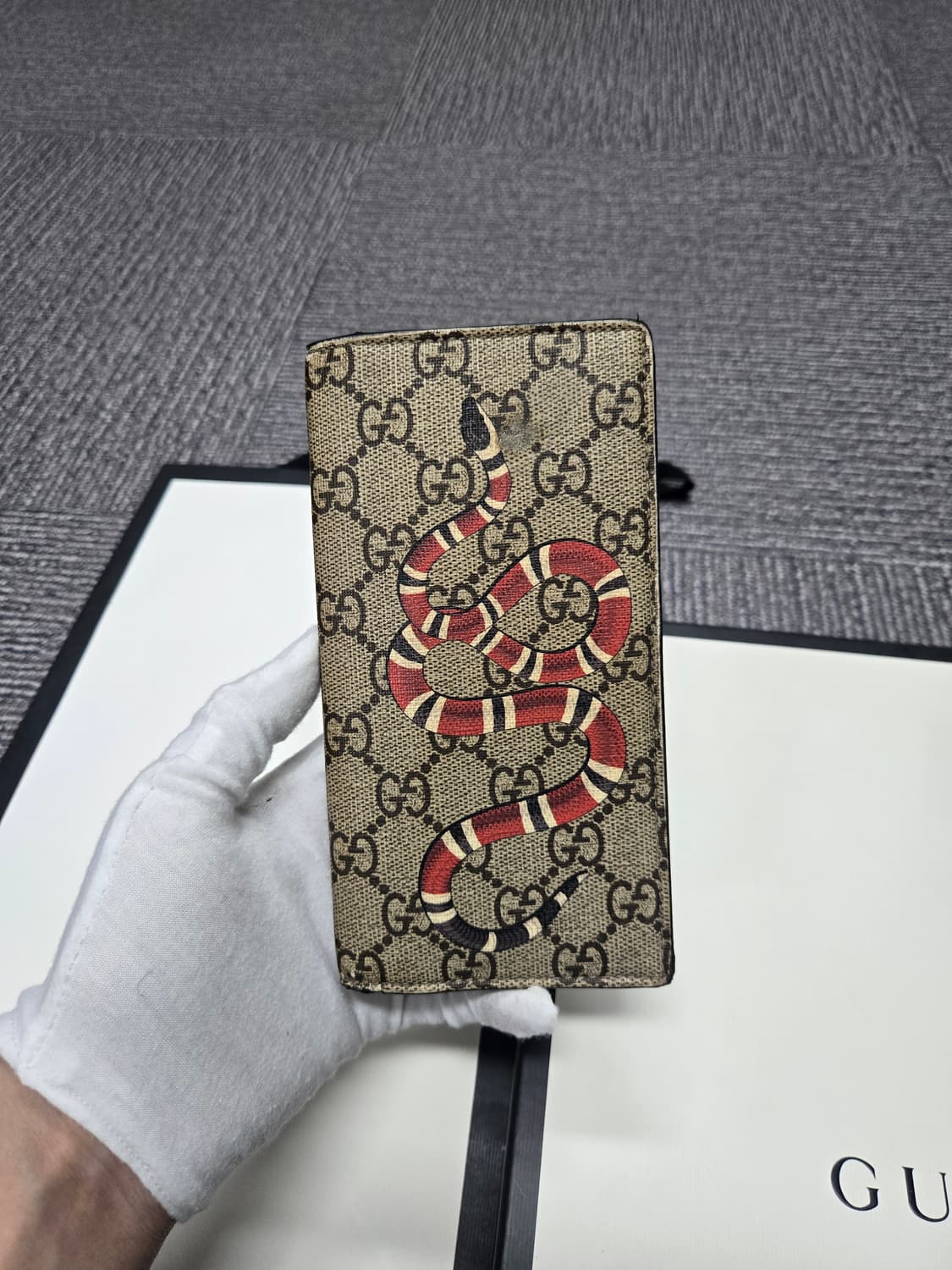 [특가][정품]구찌 스네이크 장지갑 상품이미지1