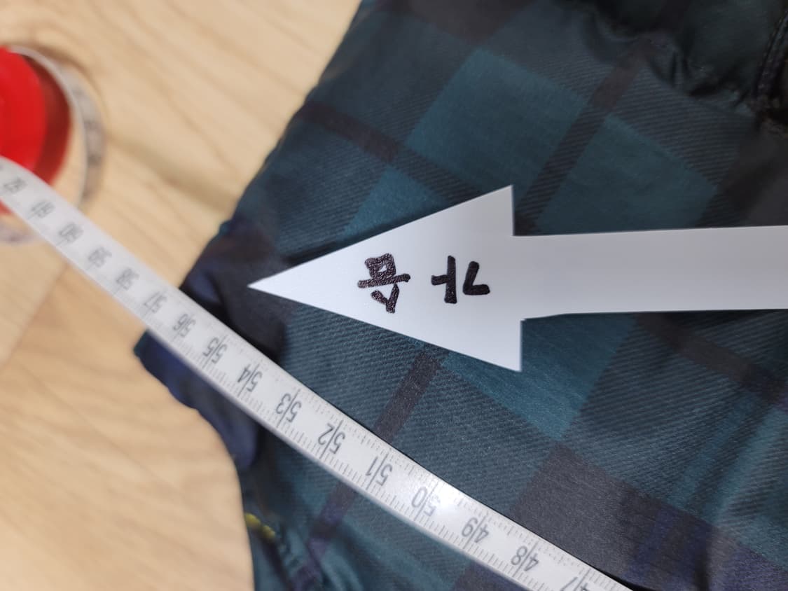 폴로 블랙와치타탄체크 다운베스트 상품이미지3